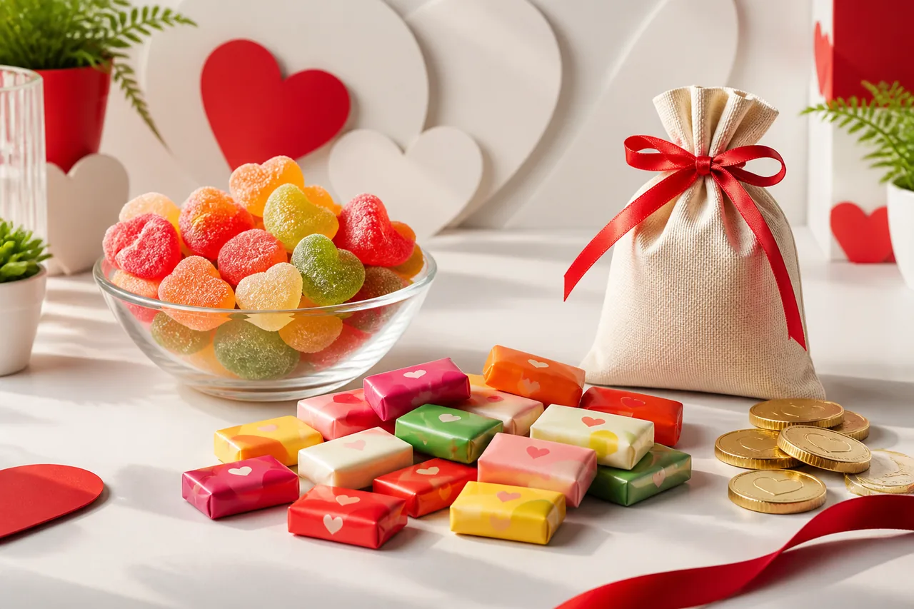 Жевательные резинки и сладкие подарки Love-is