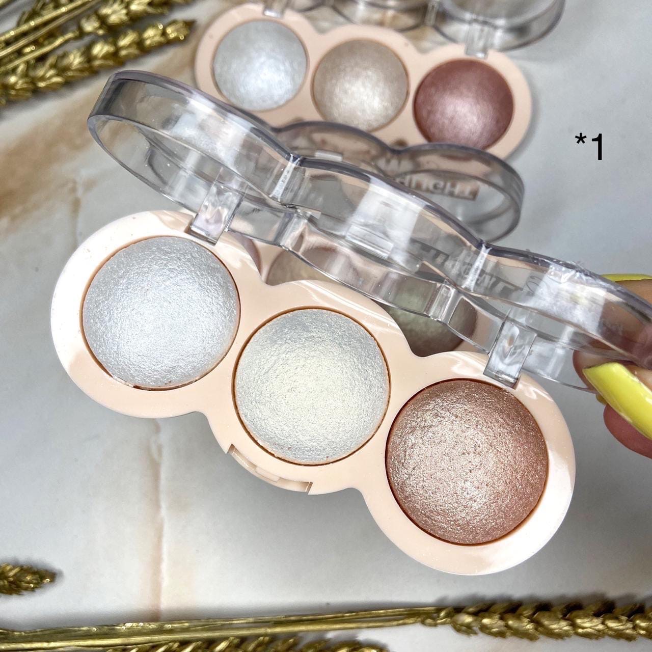 Хайлайтер Msyaho Powder Highlighter Pretty 3 color mix