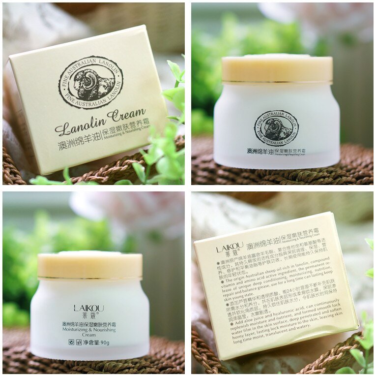 Крем для лица с ланолином Laikou Lanolin Cream, 90 гр