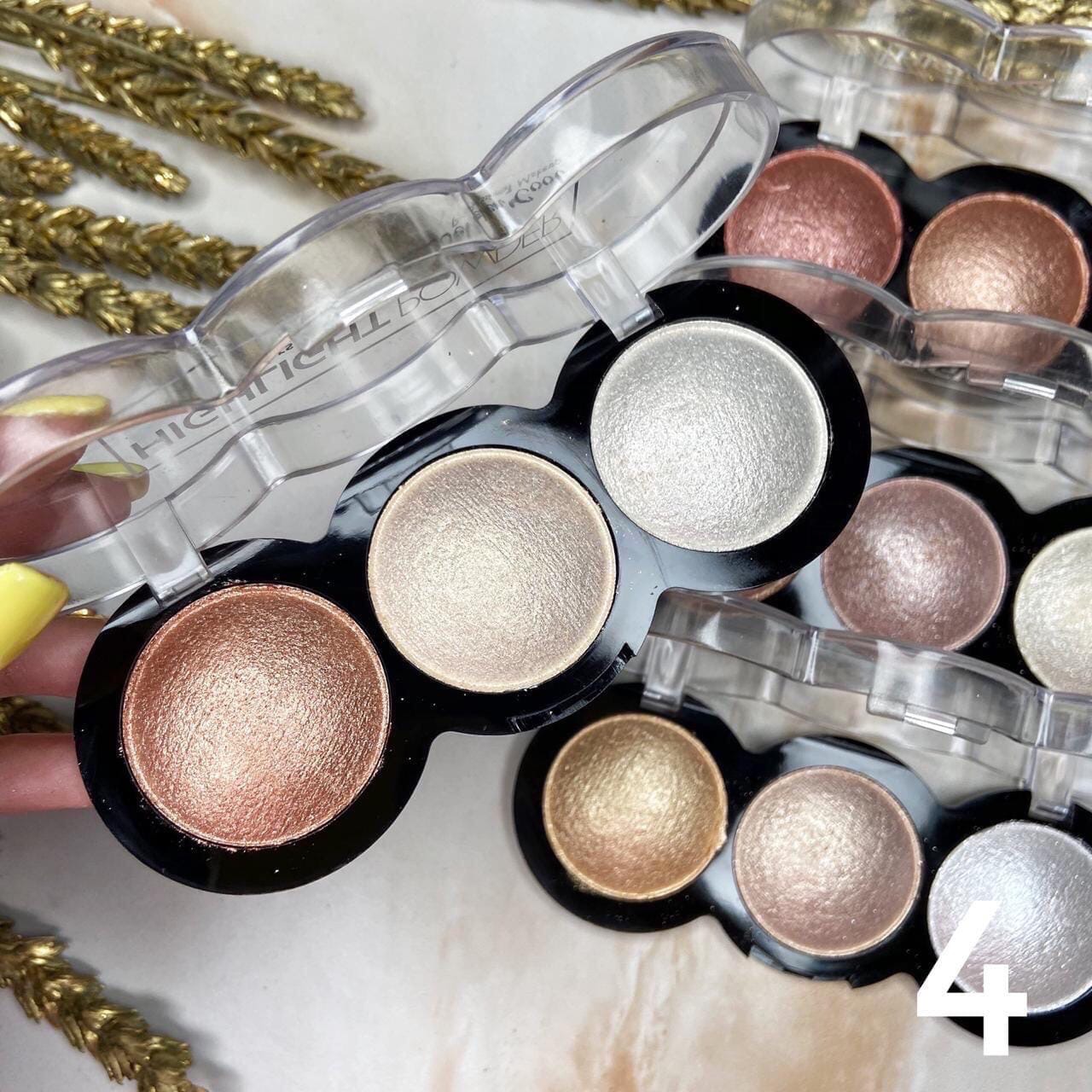 Хайлайтер Msyaho Powder Highlighter Pretty 3 color mix