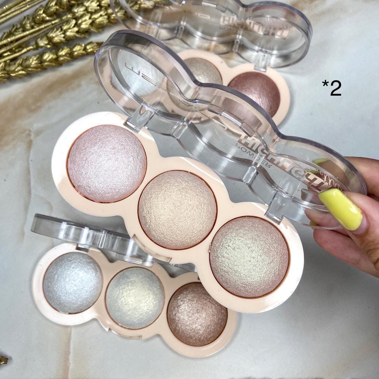 Хайлайтер Msyaho Powder Highlighter Pretty 3 color mix