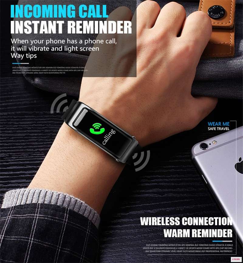 Y3 плюс Смарт Talk Band Браслет Фитнес трекер монитор сердечного ритма Bluetooth наушники Y3--_01