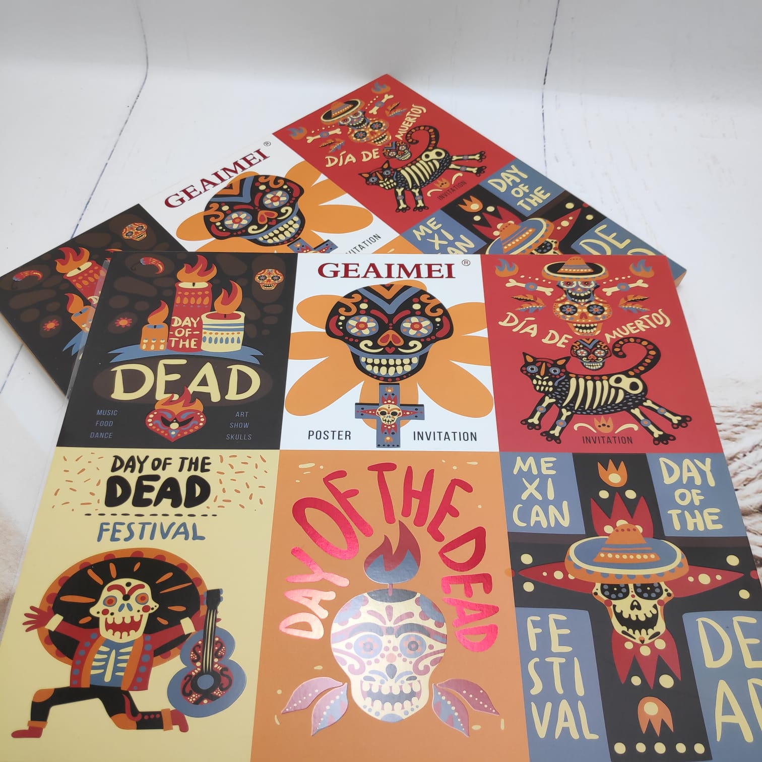 Палетка теней GEAIMEI DAY OF THE DEAD FESTIVAL 99 цветов