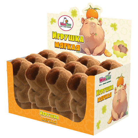Игрушка мягкая "Капибара", 17 см, WOOZOO (ВУЗУ), 666199