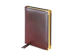 Ежедневник А5 полудатированный «Imperium», Размер A5, Цвет коричневый