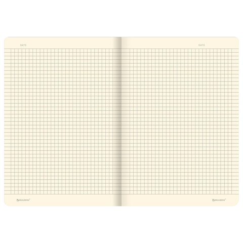 Тетрадь 40 л. в клетку обложка SoftTouch, бежевая бумага 70 г/м2, сшивка, А5 (147х210 мм), BEAUTIFUL DAY, BRAUBERG, 403772