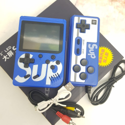 Портативная приставка с джойстиком Retro FC Game Box PLUS Sup Dendy 3” 400in1 Синий