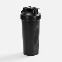 Спортивный шейкер Shake It Easy, черный, 21,5х9,5 см
