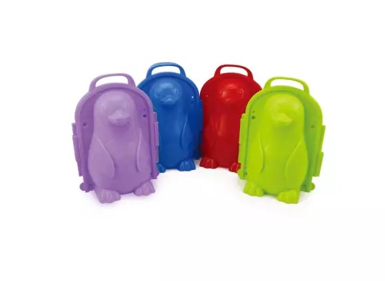 Форма для лепки из песка/снега "Пингвин" (снежколеп) Синий