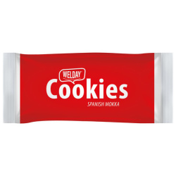 Печенье хрустящее в индивидуальной упаковке, WELDAY "Испанский Мокко", 100 штук в офис-боксе, 624097