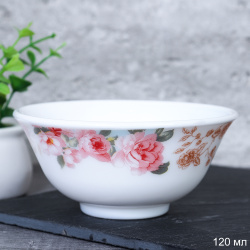 Пиала 120 мл 90 мм Розетка / FW40XN-(6801) /уп 3/72/ Розы на голубом