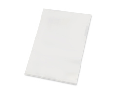 Папка- уголок А4, матовая, Цвет прозрачный матовый