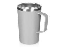 Стальная кружка с двойными стенками и порошковым покрытием «Tibet», Цвет серый