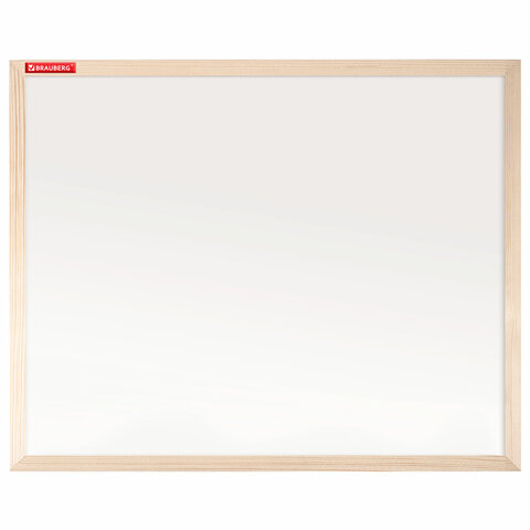 Доска магнитно-маркерная 45х60 см, деревянная рамка, BRAUBERG "Wood", 238794