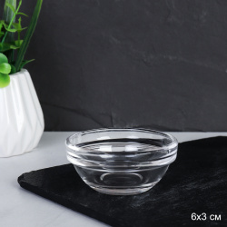 Соусник 6 штук / W155-6 /уп 32/ цена за штуку 25,70 6х3 см