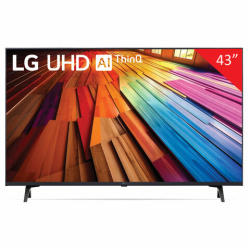 Телевизор LG 43UT80006LA, 43" (108 см), 3840 x 2160, 4K, 16:9, webOS, Wi-Fi, черный