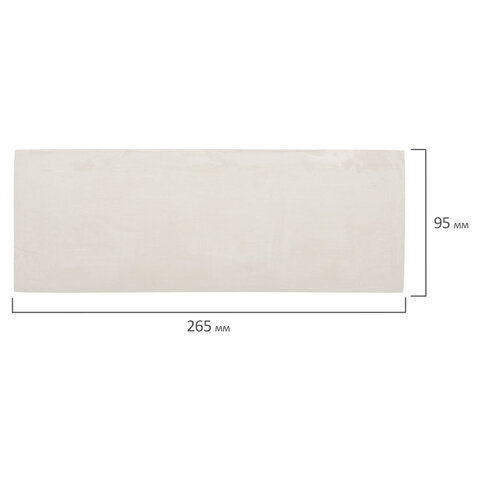 Пластилин скульптурный МЯГКИЙ БЕЛЫЙ "Секреты художника", 1 кг, BRAUBERG ART, 107496