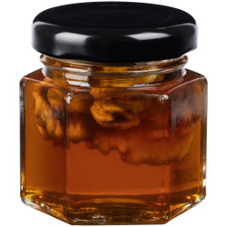 Мед Bee To Bear Mini ver.2, с грецкими орехами, 5х4,5х5 см