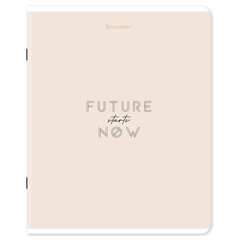 Тетради ДЭК А5 48 л. КОМПЛЕКТ 5 шт. BRAUBERG скоба, клетка, матовая ламинация, "Однотонный_Пастель", 404923