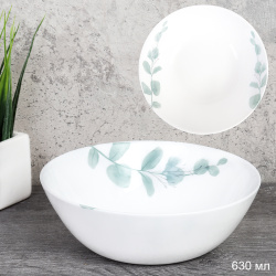 Тарелка глубокая суповая 630 мл 155 мм Дэй / FLMLTW60 (24111) /уп 48/ Эвкалипт 744013