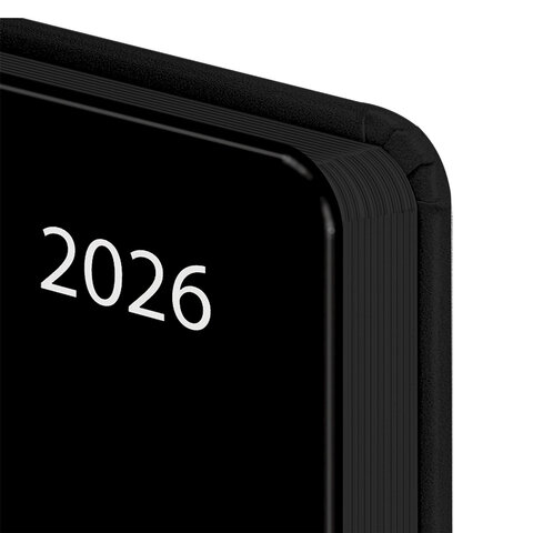 Ежедневник датированный 2026 А5 138x213 мм, BRAUBERG "Vista", под кожу, твердый, "Flowers", 117454