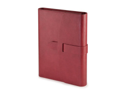 Ежедневник недатированный А5 «Senate» с магнитным клапаном, Размер A5, Цвет бордовый