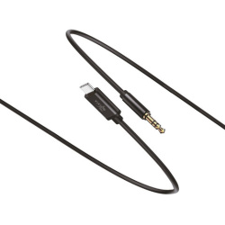 Переходник AUX, Jack 3,5 (M) - Type-C, 1 м, VIXION PRO VX-10c, черный, 02786, БП-00000931