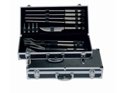 Набор для барбекю «Suya», Цвет серебристый, черный