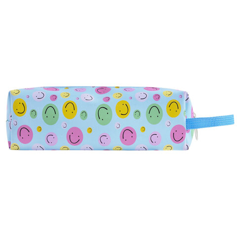 Пенал мягкий ПИФАГОР, 1 отделение, с ручкой, ПВХ, ассорти "Patterns", 21х9х6 см, 273827