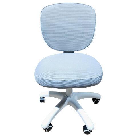 Кресло детское BRABIX KIDS "MG-230", без подлокотников, сетка/ткань TW, серое, 533321