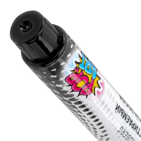 Маркеры на магните со стирателем для белой доски и планера, 8 цветов, BRAUBERG POP-ART, 1-2 мм, 152567