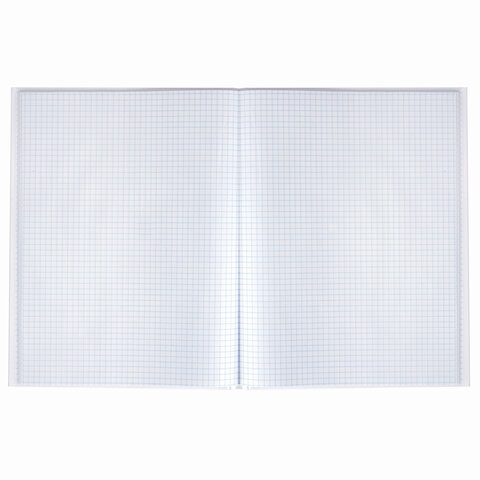 Книга учета 80 л., клетка, твердая, глянцевая, блок офсет, А4 210х265 мм, STAFF, 130071