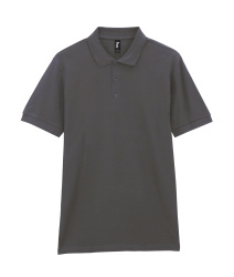 Футболка поло PREMIUM COTTON ADULT DOUBLE PIQUE, ГРАФИТОВЫЙ L
