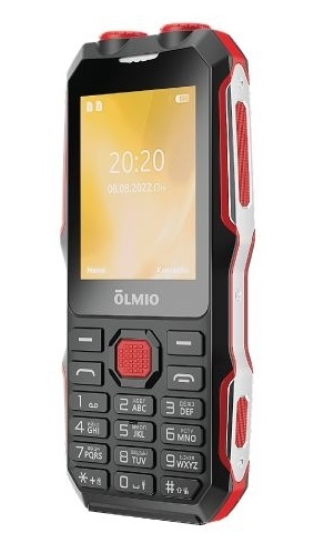 X02 Olmio (черный-красный) Мобильный телефон