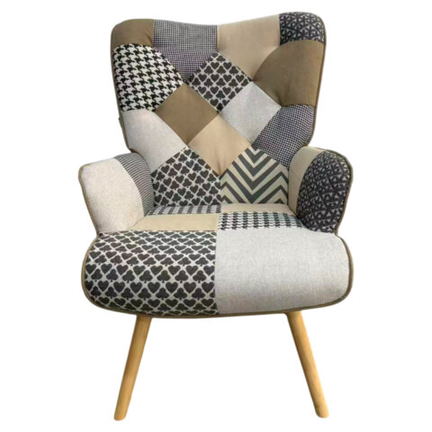 Кресло BRABIX Soft LC-305, ткань, пэчворк (лоскутное), 533148