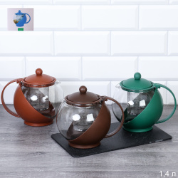 Чайник заварочный с ситом 1400 мл / G-65421 /уп.48/