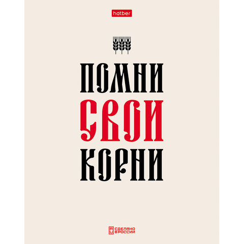 Тетрадь А5, 48 л., HATBER, скоба, клетка, обложка картон, тиснение, "Истинные истины" (микс в ПУ), 096224, 48Т5тВ1
