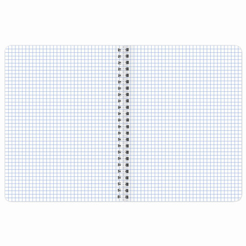 Тетрадь А5 80 л. BRAUBERG, гребень, клетка, глянцевая ламинация, "Dark" (микс в спайке), 404418