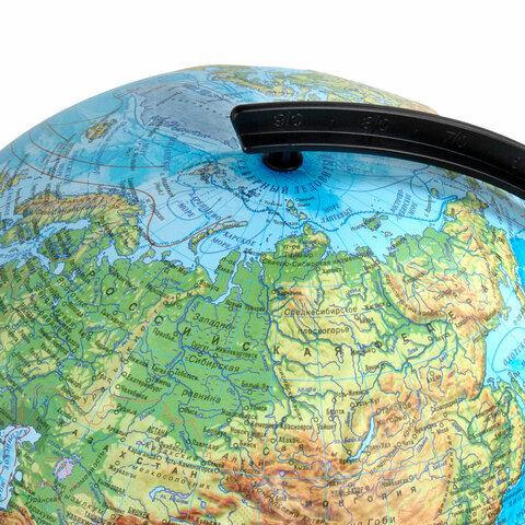 Глобус физический / политический Globen "Классик", 32 см, с подсветкой, рельефный, К013200223
