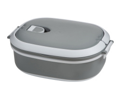 Ланч-бокс «Hotty», 750 мл Цвет серый/белый