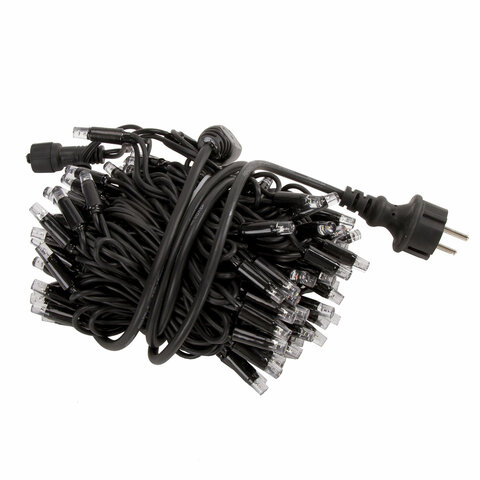 Электрогирлянда-нить уличная "Heavy Rain" 10 м, 100 LED, мультицветная, 220 V, ЗОЛОТАЯ СКАЗКА, 591297