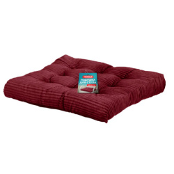 Подушка на стул "ВЕЛЬВЕТ" 38х38 см, полиэстер, бордовая, PRIMILA (ПРИМИЛА) CLASSIC, 700507