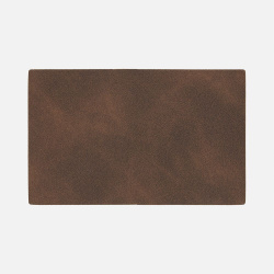 Лейбл Listra Nubuck Touch, XL, темно-коричневый, 5х8 см