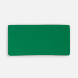 Лейбл Listra Soft Touch, XS, зеленый, 2х4 см