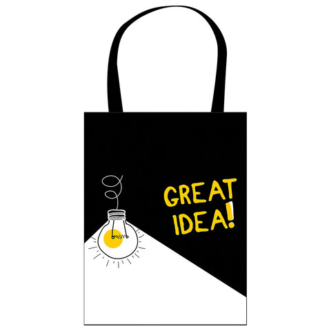 Сумка шоппер, полиэстер, 31х39 см, АССОРТИ, СШР-1