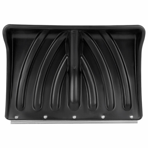 Лопата снеговая 46х33 см БЕЗ ЧЕРЕНКА "КРЕПЫШ" СУПЕРПРОЧНАЯ, планка на клепках, ГРАНДМАСТЕР, 700338