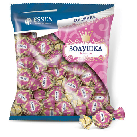 Конфеты глазированные ESSEN "Золушка" из желейной массы с молочно-сливочным вкусом, 1000 г