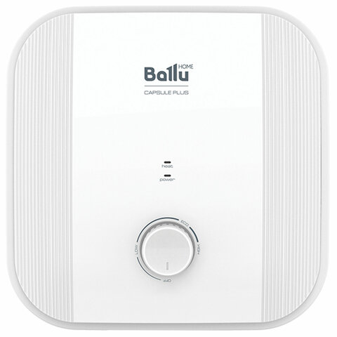 Водонагреватель накопительный электрический BALLU BWH/S 15 Capsule Plus U, 2 кВт, 15 л, эмаль, 12337, НС-1338779