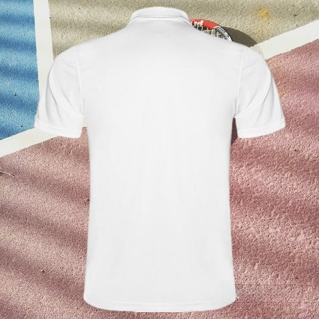 Футболка поло MONZHA мужская  с короткими рукавами, на три пуговицы