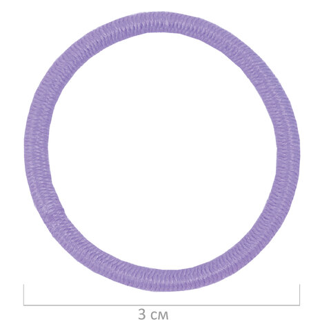 Резинки для волос НАБОР 30 шт., 0,3х9 см, разные цвета, MONTE VITA, 457041